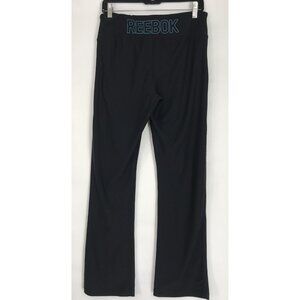 REEBOK Pants Womens Size Large L Black Athletic Stretch Workout Athleisure